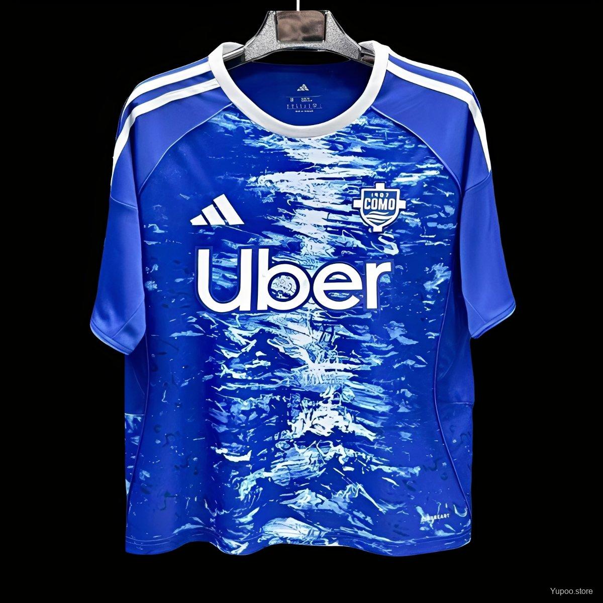 Camiseta de fútbol Como 2025/26 LOCAL MANGA CORTA VERSION FAN